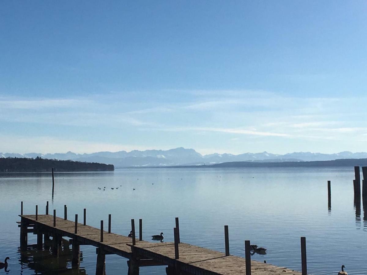 Ferienwohnung Dausacker Utting am Ammersee Buitenkant foto